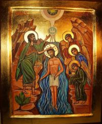 Nr.351. Chrzest w Jordanie-wym.40-32cm